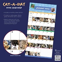 TF Publishing 2024 Cat-A-Day Wall Calendar