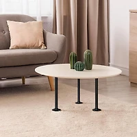 NEX™ Black Industrial Pipe Metal Table Legs, 4ct.