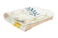 Hello Honey® Cotton Knit Baby Blanket with Bee Pattern