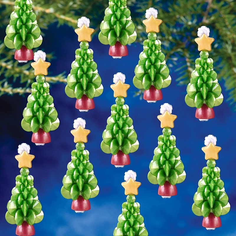 The Beadery® 2.25" Mini Pearl Tree Holiday Beaded Ornament Kit