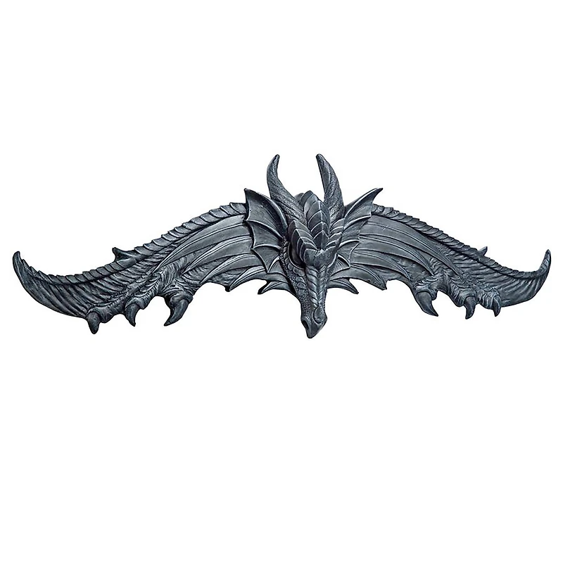 Design Toscano 2.9ft. The Hardwick Dragon Wall Pediment