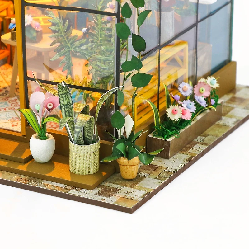 Sparkly Selections Sunshine Flower Green House DIY Miniature Kit