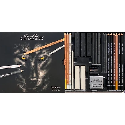 Cretacolor® Wolf Box Drawing Set