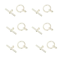 12 Packs: 6 ct. (72 total) Silver Toggle Clasps by Bead Landing™
