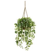 4.2ft. Wandering Jew Artificial Plant in Hanging Basket