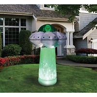 7ft. Inflatable Alien UFO with Inferno Tractor Beam