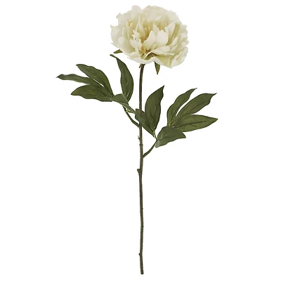 28" White Peony Stem by Ashland®