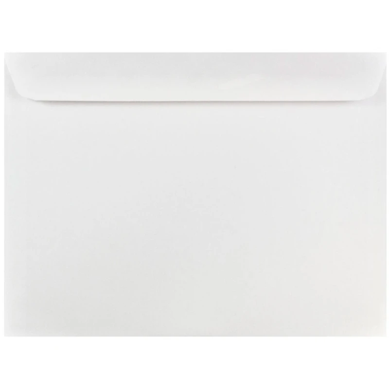 JAM Paper 8.75" x 11.5" White Booklet Commercial Envelopes, 50ct.