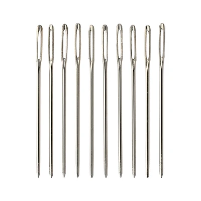 12 Packs: 10 ct. (120 total) Leather Stitching Needles by Make Market®
