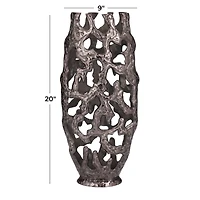 20" Contemporary Aluminum Vase