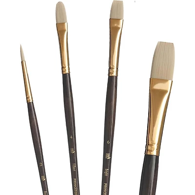 Princeton™ Dakota™ Synthetic Hog Bristle 4 Piece Brush Set