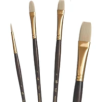 Princeton™ Dakota™ Synthetic Hog Bristle 4 Piece Brush Set