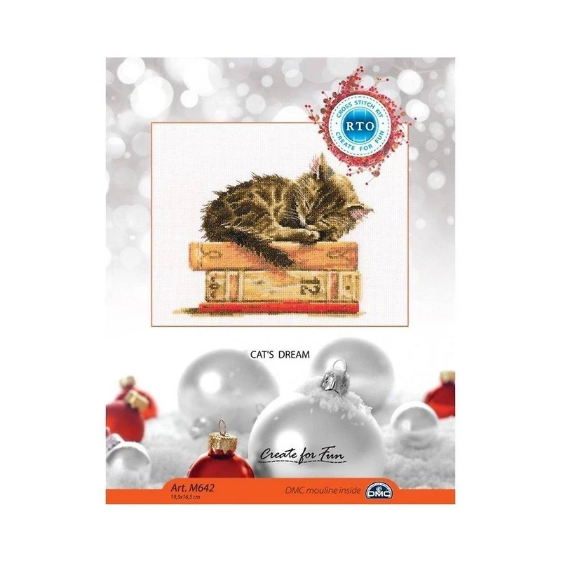 RTO Cat's Dream Cross Stitch Kit