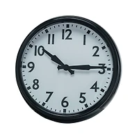 Hello Honey® 15" Black & White Timeless Contrast Round Wall Clock