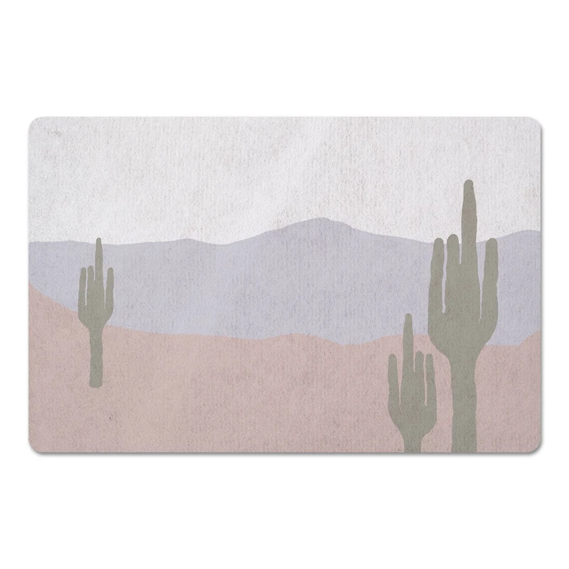 Mountains And Cactus 27" x 18" Floor Mat