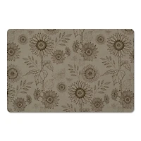 Sunflower Icons Floor Mat