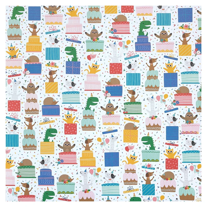 Birthday Fun Double-Sided Cardstock Paper by Recollections™, 12" x 12"