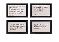 Hello Honey® Wood Framed Inspiration Phrases Set