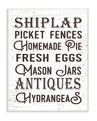 Stupell Industries The Best Rustic Things Farmhouse Wall Plaque