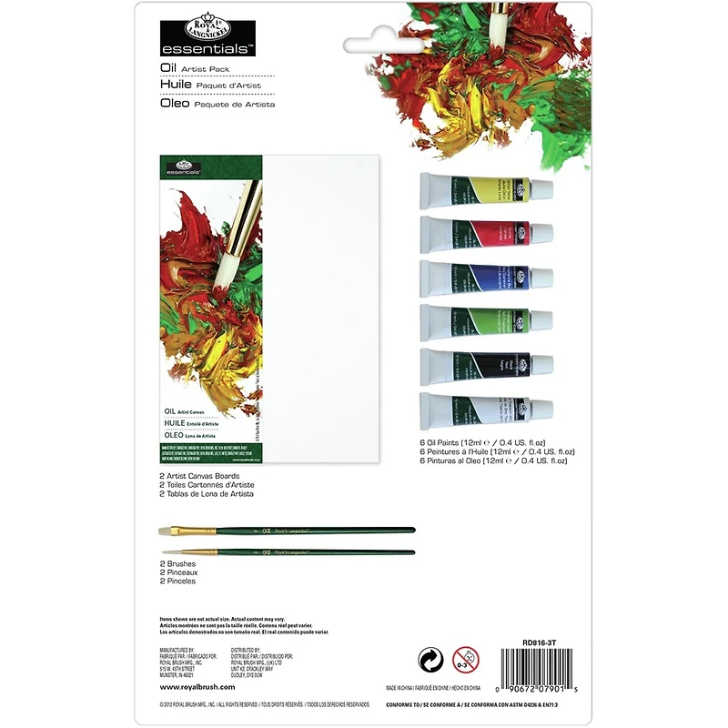 Royal & Langnickel® Essentials™ 10 Piece Oil Artist Pack