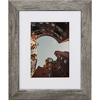 Craig Frames 4 Pack: Bauhaus 125 Barnwood Gray Picture Frame with Mat