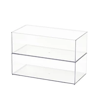 12" x 6" Clear Stacking Storage Bin by Simply Tidy™
