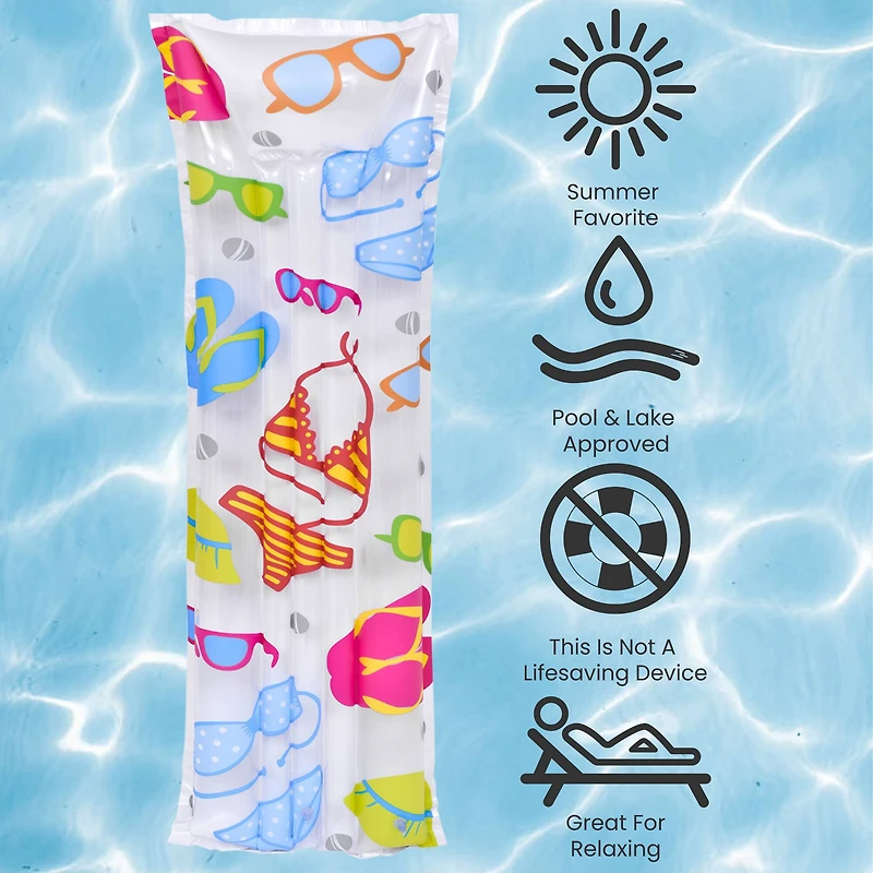 Pool Central 6ft. Inflatable Bikini & Sunglasses Pool Float