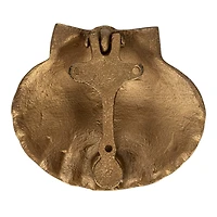 Hello Honey® Golden Antique Cast Metal Shell Door Knocker