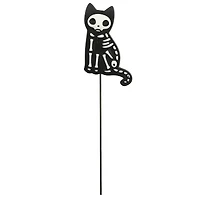 9" Black & White Cat Skeleton Pick by Ashland®