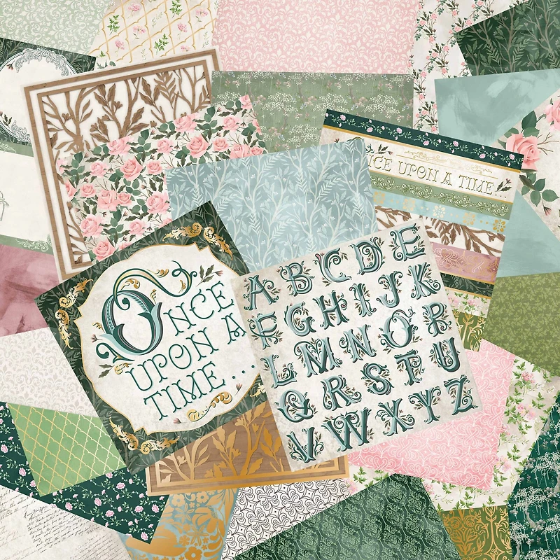 12" x 12" Fairytale Paper Pad by Recollections™, 58 Sheets