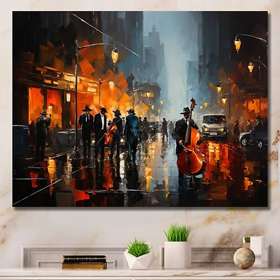 Designart "African American Harlem City" African American Wall Art Prints