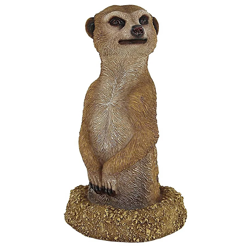 Design Toscano 9.5" Hole in One Meerkat Garden Statue