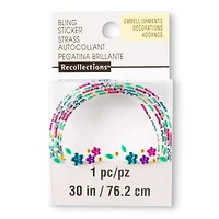 12 Pack: Bling on a Roll™ Flower Mix Stickers by Recollections™