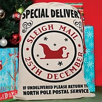 Personality Case™ 19" x 26" Sleigh Mail Cotton Christmas Drawstring Bag