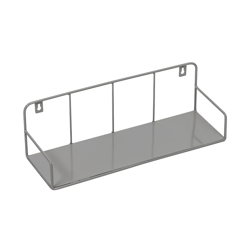 Honey Can Do Small Metal Floating Wall Shelf