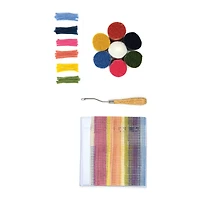 LoRan® Latch-Stitch™ Pillow Kit, Bright Stripe Design