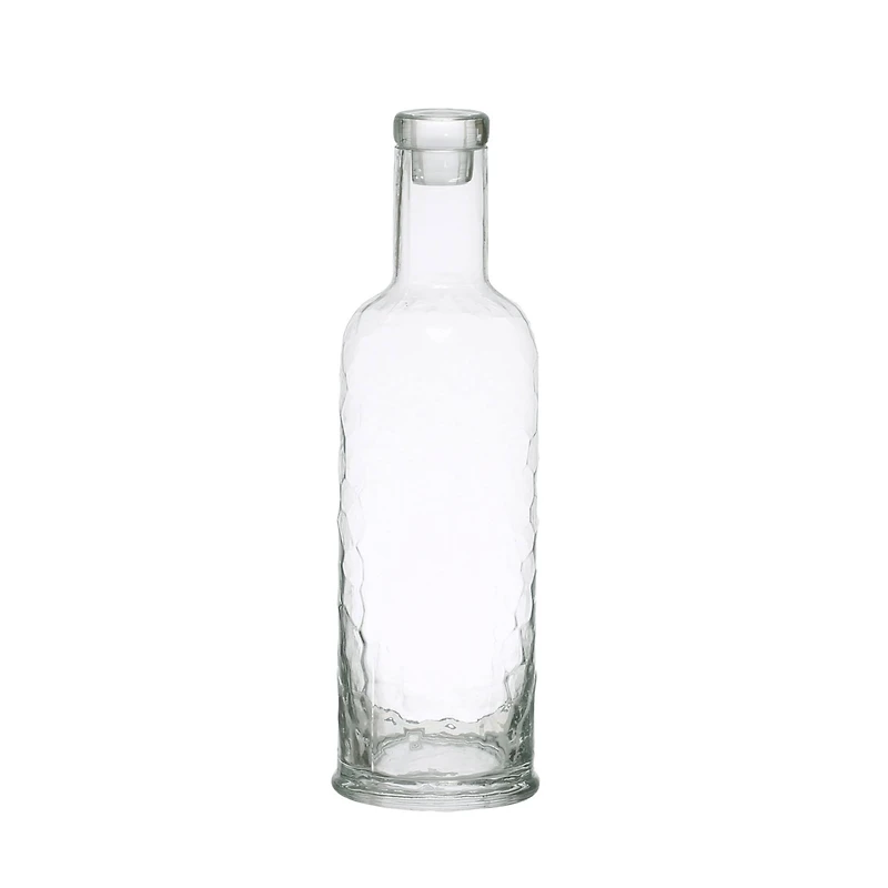 Hello Honey® 32oz. Clear Hammered Glass Carafe