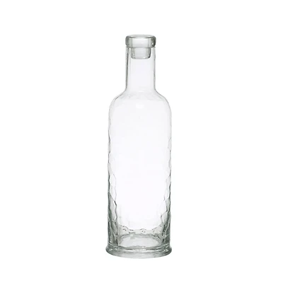 Hello Honey® 32oz. Clear Hammered Glass Carafe