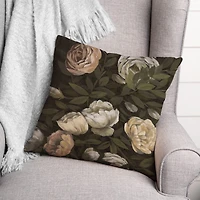 18" Antique Florals Indoor/Outdoor Pillow