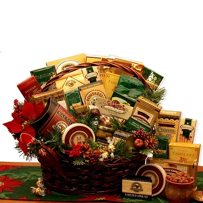 Grand Gatherings Extravagant Holiday Gourmet Gift Basket