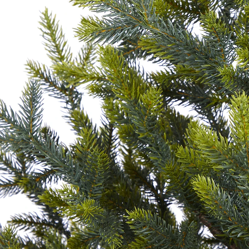 5ft. Pre-Lit Fraser Fir Natural Look Artificial Christmas Tree with Clear LED Lights