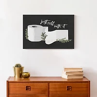 Just Roll With It 18" x 12' Canvas Wall Art
