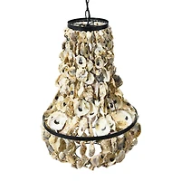Hello Honey® 29" Oyster Shell Chandelier