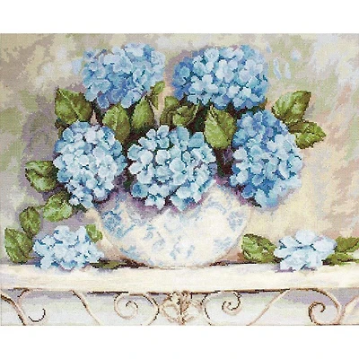 Luca-s Hydrangeas  B2328L Counted Cross Stitch Kit