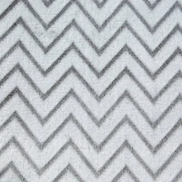 DII® Gray Chevron Plush Throw