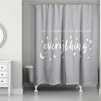 Suddenly You Were Our Everything 71" x 74" Shower Curtain