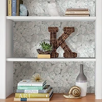 NuWallpaper Oopsie Daisy Gray Peel & Stick Wallpaper