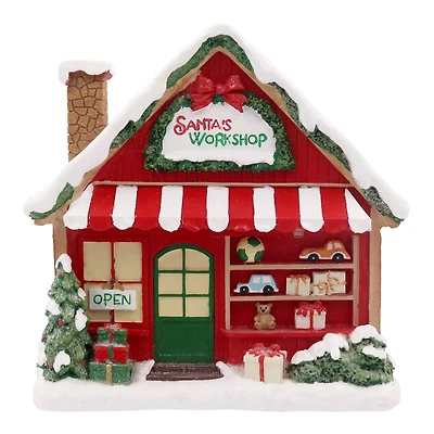 Mini LED Santa's Workshop Decoration by Ashland®