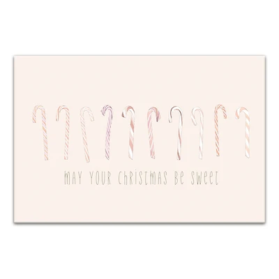 May Your Christmases Be Sweet Canvas Wall Art