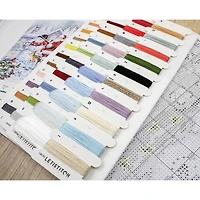 Letistitch Snowman And Santa Counted Cross Stitch Kit